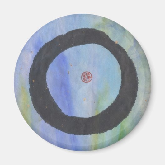 Blue Enso of Quality Magnet マグネット (正面)