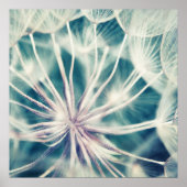 Blue Ethereal Andalionマクロ ポスター (正面)