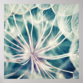 Blue Ethereal Andalionマクロ ポスター