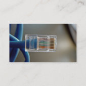 Blue Ethernet CAT5ケーブル 名刺 (裏面)