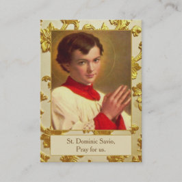 Blue Eucharistic Miracle Communion Prayer Card 名刺