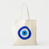 Blue Evil Eye トートバッグ (正面)