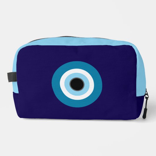 Blue Evil Eye Accessory Bag ドップキット (正面)