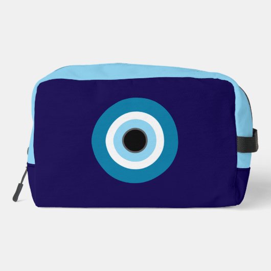 Blue Evil Eye Accessory Bag ドップキット (裏面)