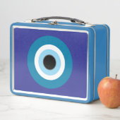Blue Evil Eye Metal Lunchbox メタルランチボックス (インサイチュ)