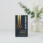 Blue Expanse Stricking金ゴールドライン運転手 名刺 (スタンド正面)