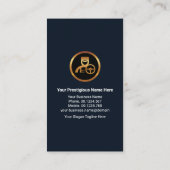 Blue Expanse Stricking金ゴールドライン運転手 名刺 (裏面)