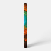 Blue Eye Modern Abstract Fine Art Cool Pattern #16 Samsung Galaxyケース (左側面)