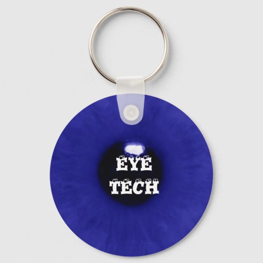Blue Eyeball Key Chain キーホルダー (正面)