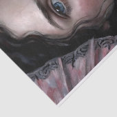 Blue Eyed Beauty in Bonnet Decoupage 薄葉紙 (詳細)