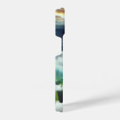 Blue Eyed Bigfoot in the Mountains iPhoneケース (右側面)