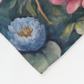 Blue Eyed kitten フリースブランケット (角)