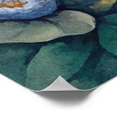 Blue Eyed kitten ポスター (角)