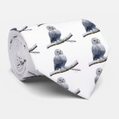 BLUE-EYED SNOW OWL.PNG ネクタイ (ロール)