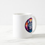 Blue-Eyed Sunrise Cat Coffee Mug コーヒーマグカップ (正面右)
