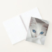Blue-Eyed White Cat Notebook ノートブック (内部)