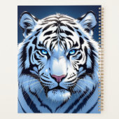 Blue eyed White Tiger Personalized プランナー手帳 (裏面)