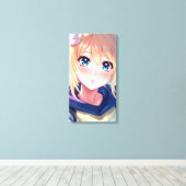 Blue Eyes 2 キャンバスプリント (インサイチュ (ウッドフロア))