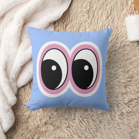 Blue Eyes Design 16x16  クッション (ブランケット)