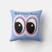 Blue Eyes Design 16x16  クッション (裏面)