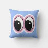Blue Eyes Design 16x16  クッション (正面)