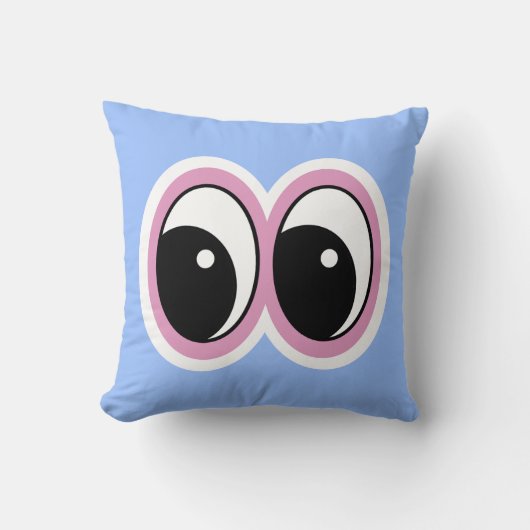Blue Eyes Design 16x16 クッション (正面)