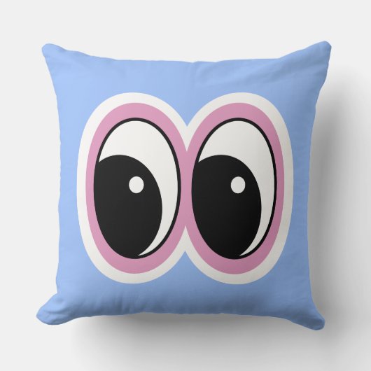 Blue Eyes Design 20x20  クッション (正面)