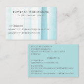 Blue Fabricデザイナーのファッションオートクチュール名刺 名刺 (正面/裏面)