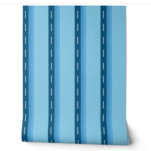 blue faded stripes with dots 壁紙 (ほどく)
