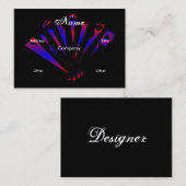 「Blue Fantasia Designer」のプロファイルカード 名刺 (正面/裏面)