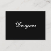 「Blue Fantasia Designer」のプロファイルカード 名刺 (裏面)