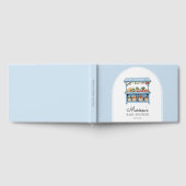 Blue Farmers Market Baby Shower Guest Book ゲストブック (全面)