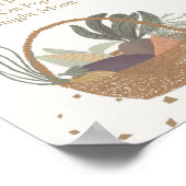 Blue Farmers Market Farm 1stBirthday My First Year ポスター (角)