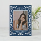 Blue Fiesta Photo Grad Announcement 2026 案内状 (スタンド正面)