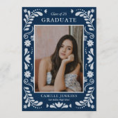 Blue Fiesta Photo Grad Announcement 2026 案内状 (正面)