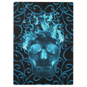 Blue Fireスカル クリップボード (裏面)