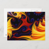 Blue Fire 1ポストカード ポストカード (正面/裏面)