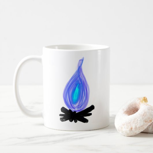 Blue Fire Cup コーヒーマグカップ (ドーナツ)
