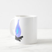 Blue Fire Cup コーヒーマグカップ (正面左)