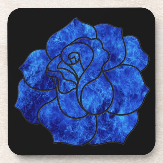 Blue Fire Rose Coasters コースター (正面)