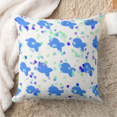 Blue Fish  クッション (ブランケット)
