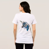 Blue Fish T Shirt トライブレンドＴシャツ (裏面全面)