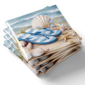 Blue Flip Flops Beach Fridge Magnet | Magnet マグネット