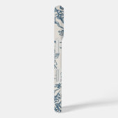 Blue Flora Hand-Drawn Aesthetic iPhone / iPad case Case-Mate iPhoneケース (裏面 / 右)