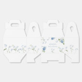 Blue Floral Baby in Bloom Boy Flowers フェイバーボックス (見開き)