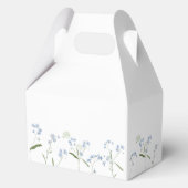 Blue Floral Baby in Bloom Boy Flowers フェイバーボックス (裏面)