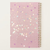 Blue Floral bouquet in the blooming garden プランナー手帳 (裏面)