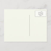 Blue Floral Christian Bible God's Plans  ポストカード (裏面)