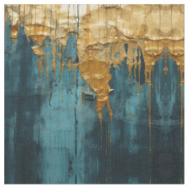 Blue Floral Fabric Seamless Pattern Boho Modern ファブリック