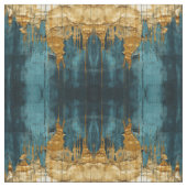 Blue Floral Fabric Seamless Pattern Boho Modern ファブリック (見本)